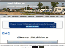 Tablet Screenshot of husbilslivet.se